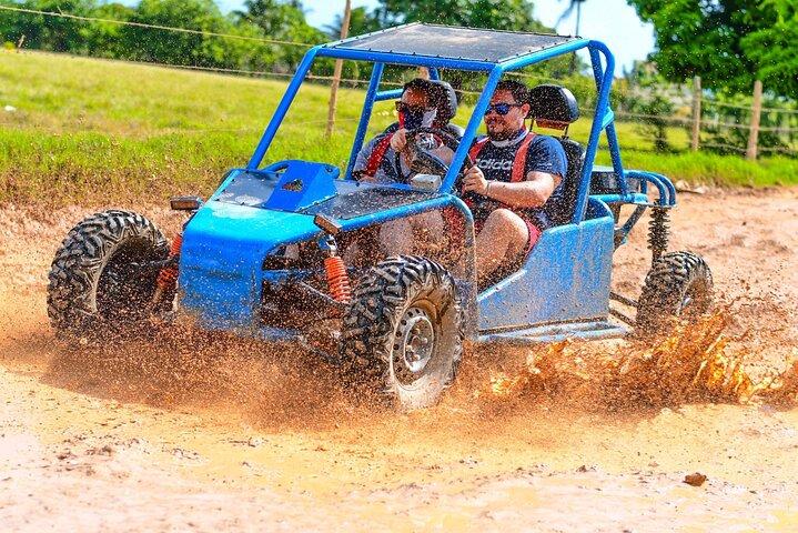 Half-day off-road buggy tour to the cenote and Macao beach