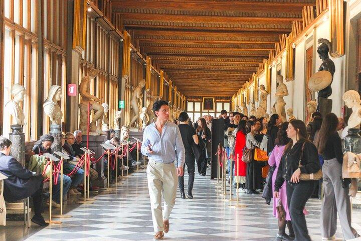 Snelle rondleiding met gids naar Galleria degli Uffizi