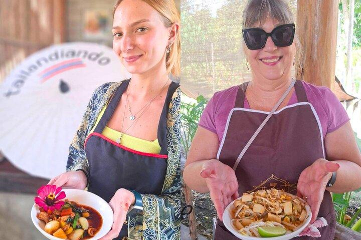 Corso di cucina thailandese e santuario degli elefanti: dal mercato alla foresta