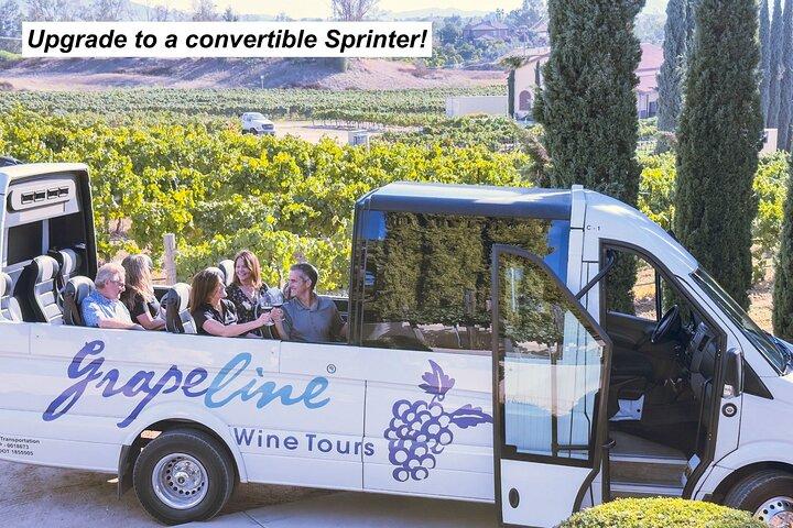 Visite du vin de Temecula tout compris - dégustations, déjeuner, ramassage à l'hôtel