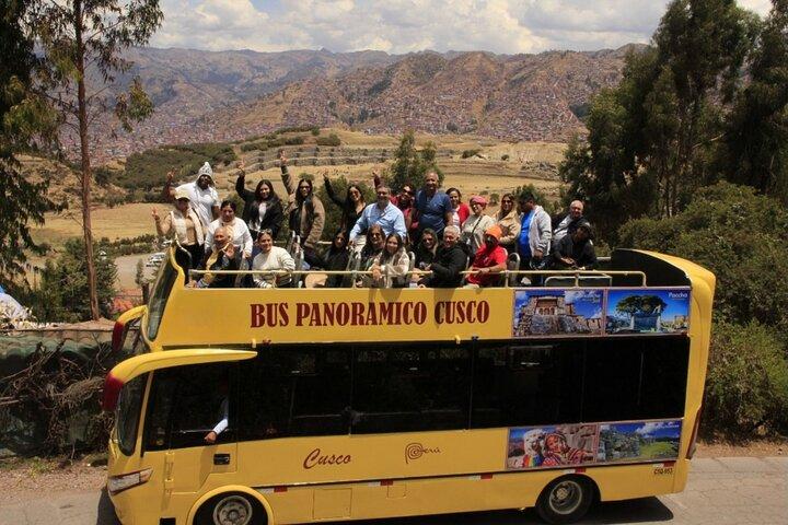 Cusco Panorama stadsrundtur med buss med öppen topp