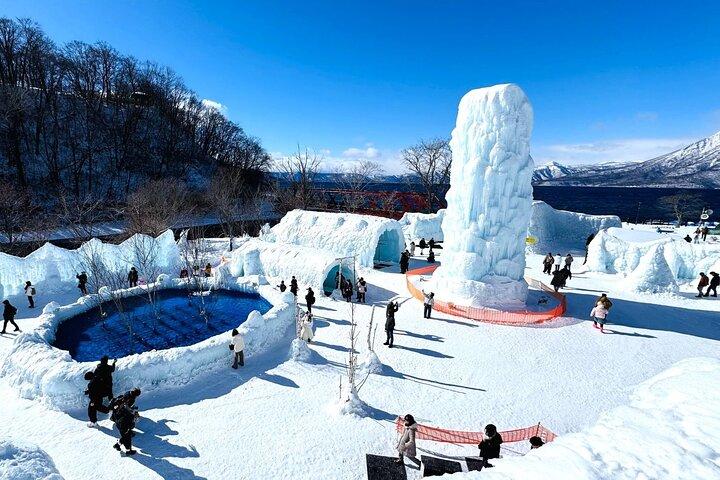 Hokkaido│Skotsusjöns ismuseum Hyotofestivalen med buss