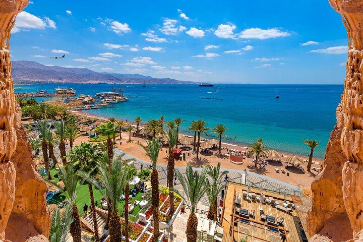Excursão privada de escape ao mar Morto a partir do porto de Aqaba
