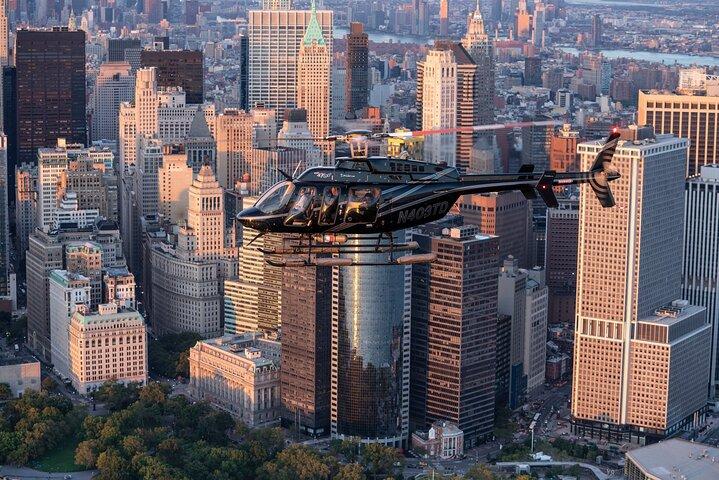 NYヘリコプターツアー：ニュージャージーからニューヨーク・シティ・スカイライン