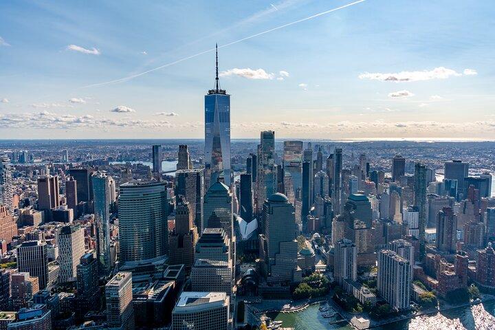 NYヘリコプターツアー：ニュージャージーからニューヨーク・シティ・スカイライン