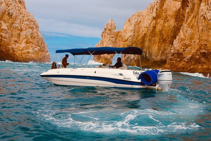Tour in yacht di lusso dell'Arco di Cabo San Lucas e della Spiaggia degli Innamorati