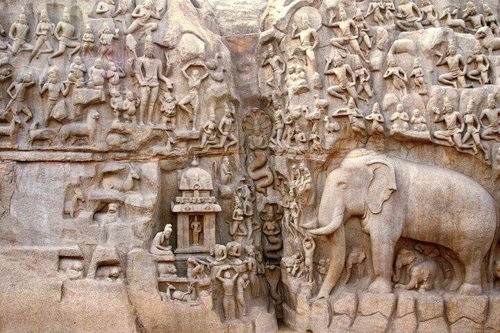Chennai a Kanchipuram e Mahabalipuram com Pondicherry Drop