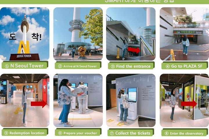 Sydkorea: Billet til N Seoul Tower Observatory