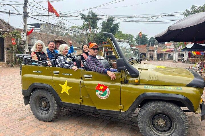 Hanoi : Excursión en jeep por el campo a la antigua aldea de Duong Lam