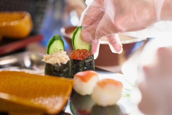 Sushi maken les in Sapporo