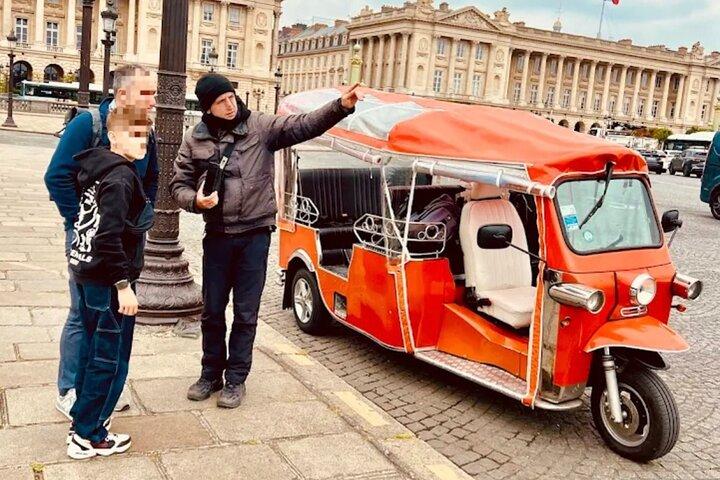 Privétour door Parijs per elektrische tuk-tuk.