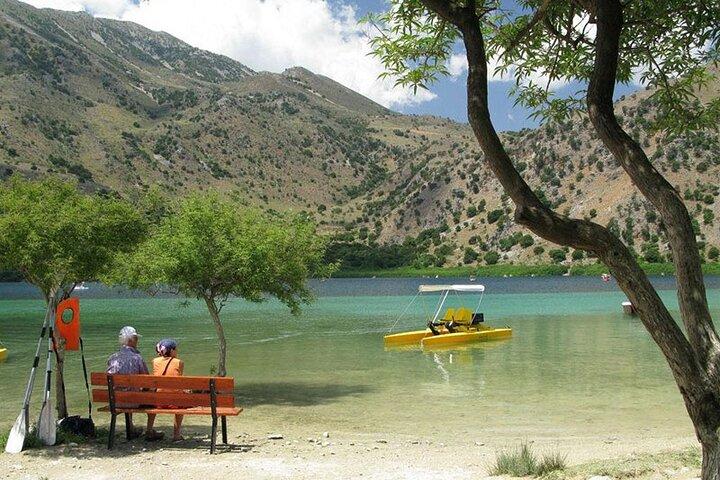 De Rethymno : Argyroupolis Village, Kournas Lake & Olive Oil Tour