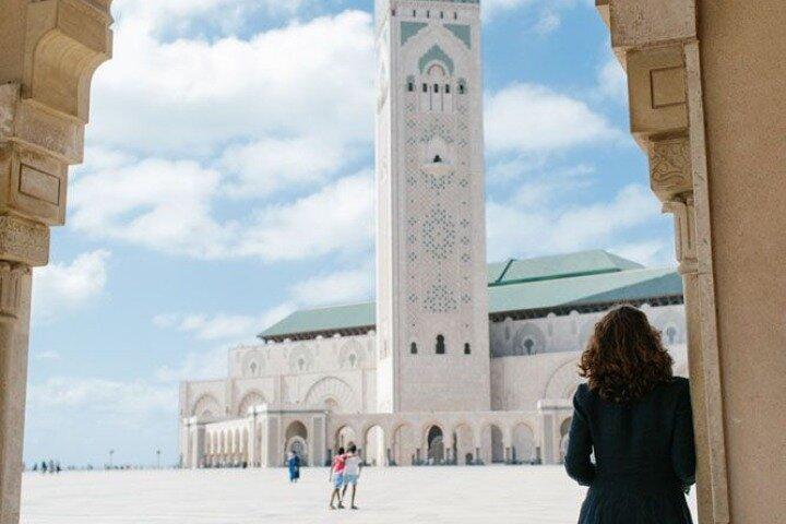 Halve dag Casablanca City Tour met moskeebezoek en marktstop