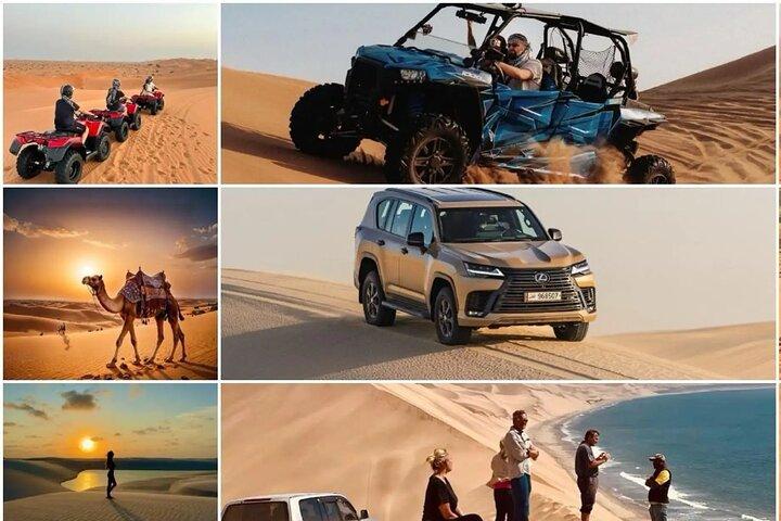 Doha: Safari no deserto com quadriciclo, passeio de camelo e sandboard