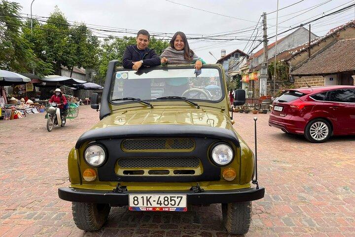 Jeep Tour Utforska Duong Lams antika by Heldag från Hanoi