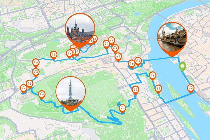 Prag audioguidet byvandring: 3 timer og 15 minutter og 28 lydkommentarer
