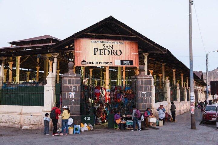 Cusco Market San Pedro and Miradors Walking Tour