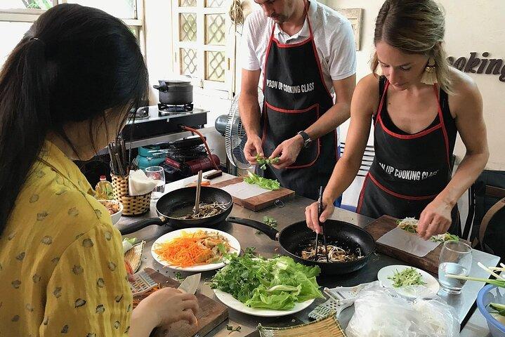 Halvdagskurs i matlagning i Hanoi