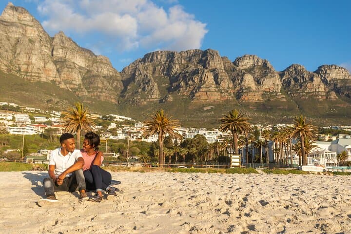 Camps Bay Beach Photoshoot with Table Mountain Views