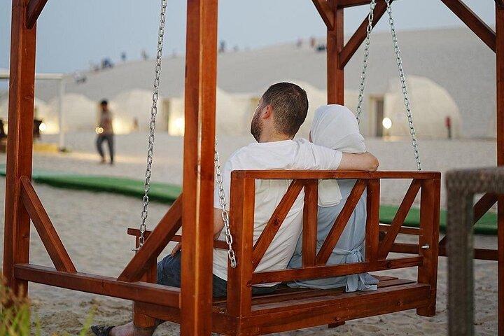 Qatar: Pernoite em Desert Camp & Dune Bashing to Inland Sea