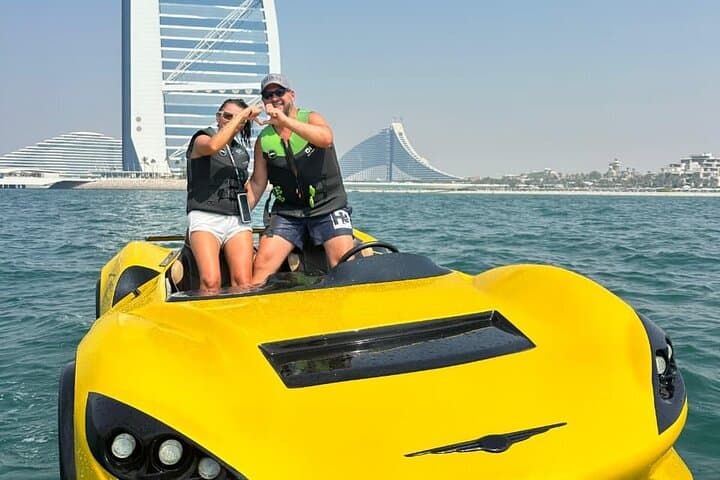 Dubai Jet Car Experience Drive on Water in Jumeirah