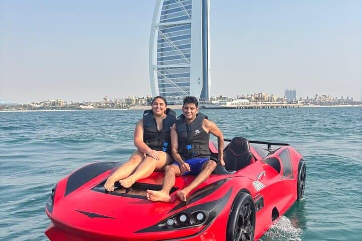 Dubai Jet Car Experience Drive on Water in Jumeirah