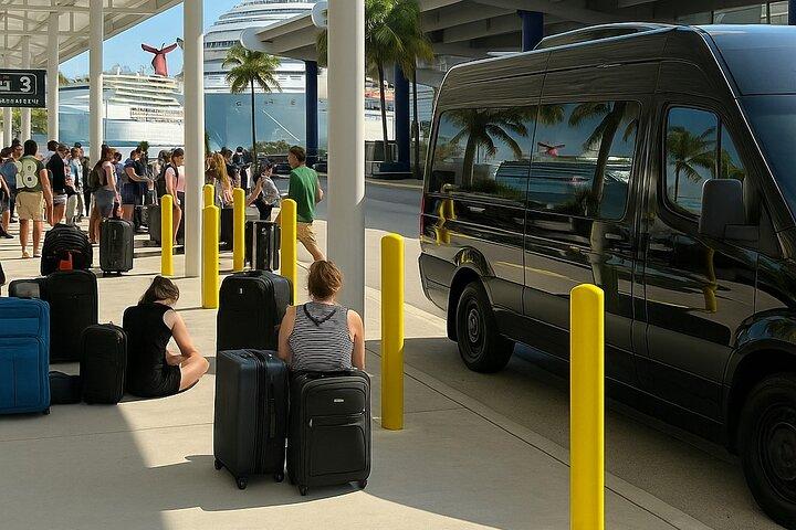 Servicio de traslado privado al puerto de Miami