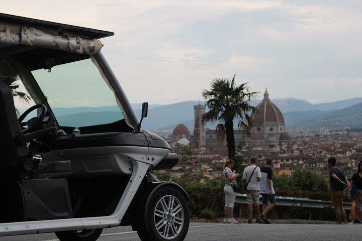 Privégolfkarrondleiding door de heuvels van Florence Piazzale Michelangelo
