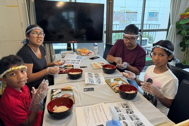 渋谷、シェフと寿司作り体験