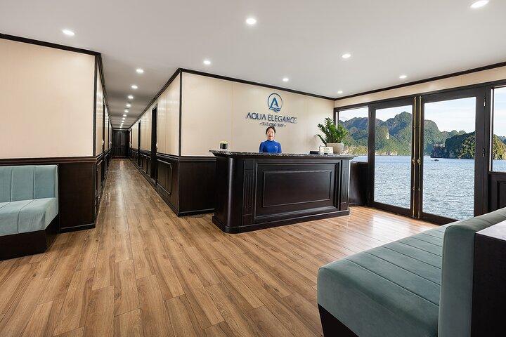 Hanoi : Aqua Elegance 2 - Dag Ha Long Bay lyxkryssning upplevelse