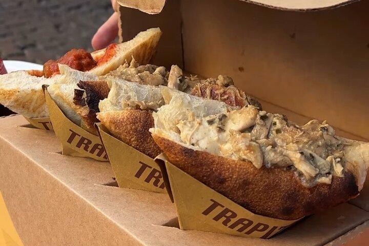 Rome Food Tour en voiture Fiat 500 vintage