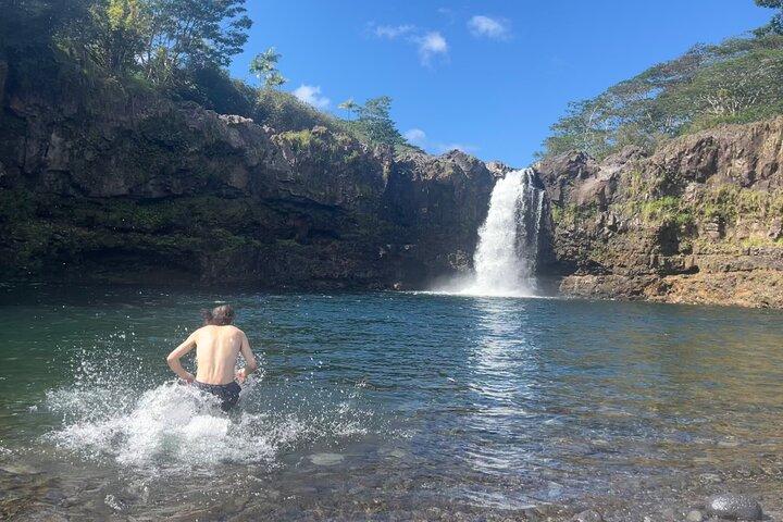 Waiale Waterfalls randonnée et baignade avec Native Hawaiian