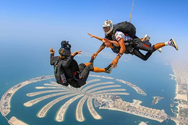 Skydive Over The Palm Dubai – Tandem Jump Experience