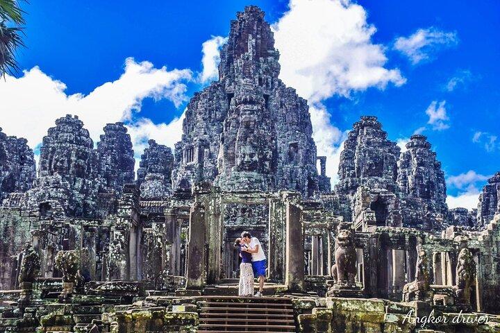 シェムリアップツアー：アンコールワット日の出、バイヨン、タ・プローム、バンテアイ・スレイ