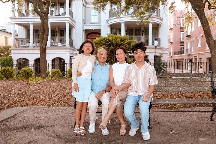 Séance privée de vacances avec photographe à Charleston