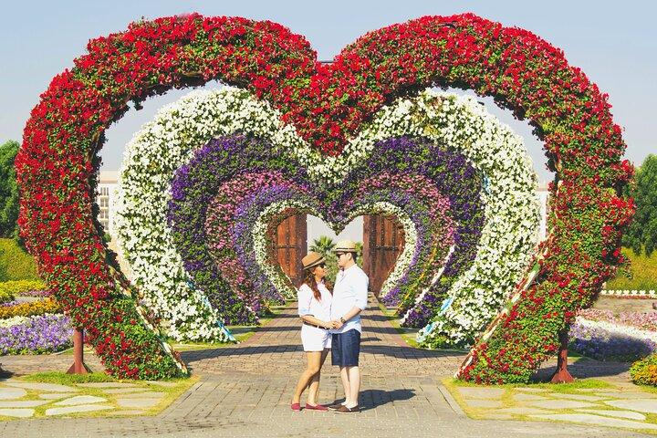 Miracle Garden and Global Village with Transfers from Abu Dhabi