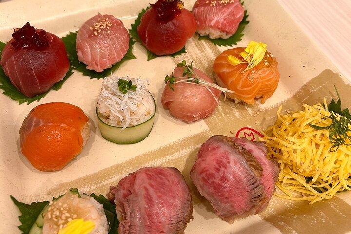 高級まぐろ＆和牛寿司 - 抹茶＆もち - プライベート横浜