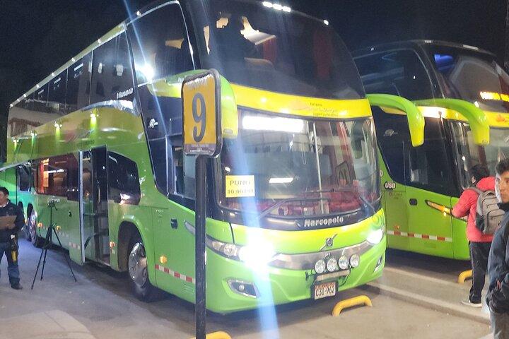 Trasporto notturno da Puno a Cusco in posti letto