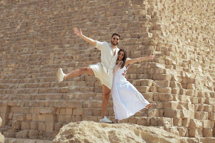 Tour di mezza giornata Giza Pyramids & Sphinx Tour con grande fotografo