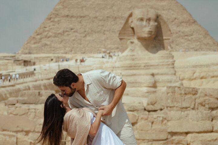 Tour di mezza giornata Giza Pyramids & Sphinx Tour con grande fotografo