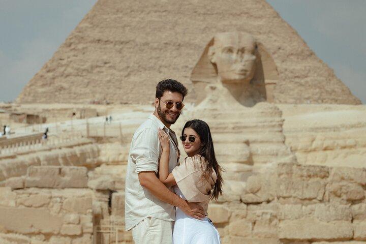 Tour di mezza giornata Giza Pyramids & Sphinx Tour con grande fotografo
