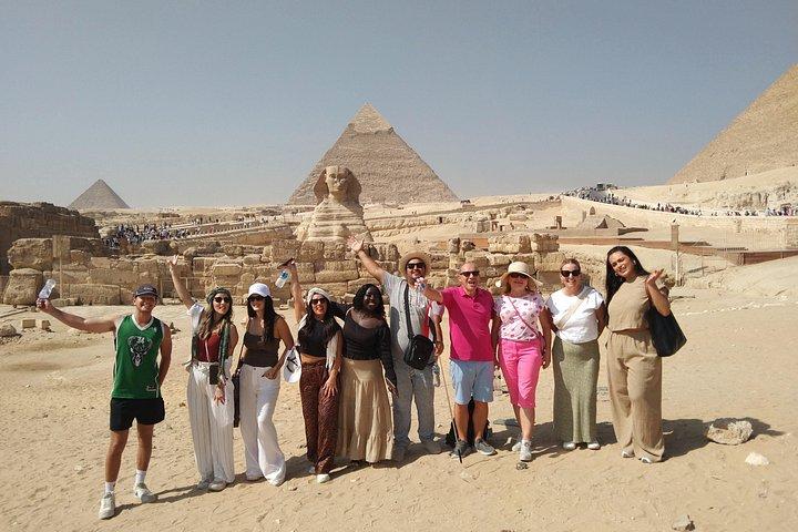 Grand museum ,Pyramids ,Sphinx, Camel ride ,lunch,inside pyramid