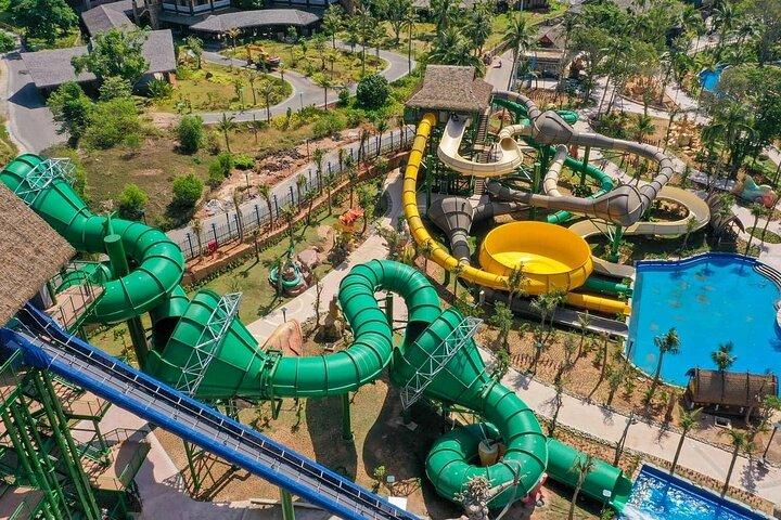 Södra Phu Quoc Island liv och utsikt över linbanan