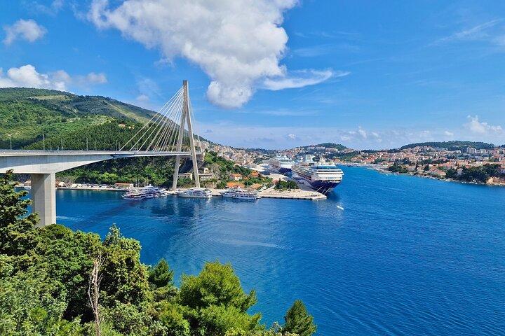 Visite privée panoramique de Dubrovnik : Mont Srdj & Pont