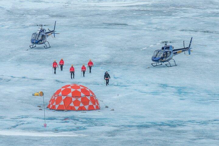 Helicopter Glacier Ice Climbing Tour