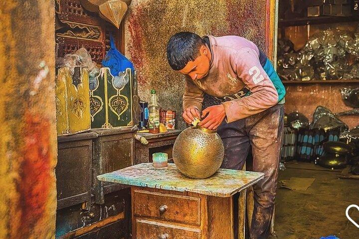 Marrakech: Metal and Copper Crafting Workshop w/ Tea