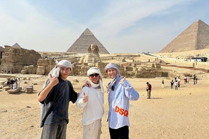 Privat tur till Giza pyramider och Grand Egyptiska Museum