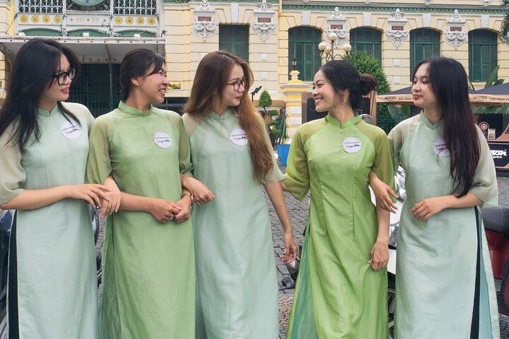 Tarde Saigon Aventura Invisível de Scooter | Opção: Ao Dai Riders