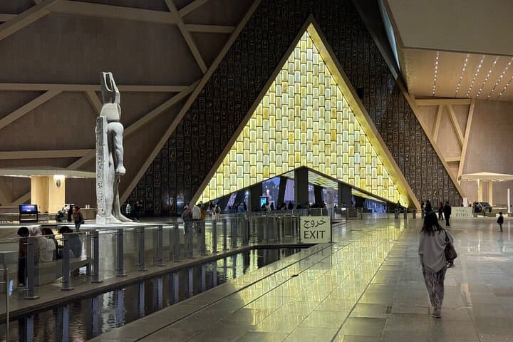Grand Egyptian Museum, Pyramids & Sphinx, Camel Ride & Lunch