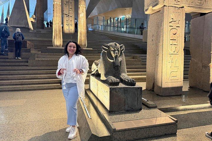 Grand Egyptian Museum, Pyramids & Sphinx, Camel Ride & Lunch
